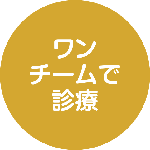 ワンチームで診療