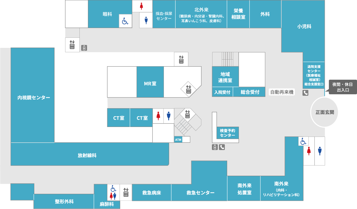 1F:フロアマップ