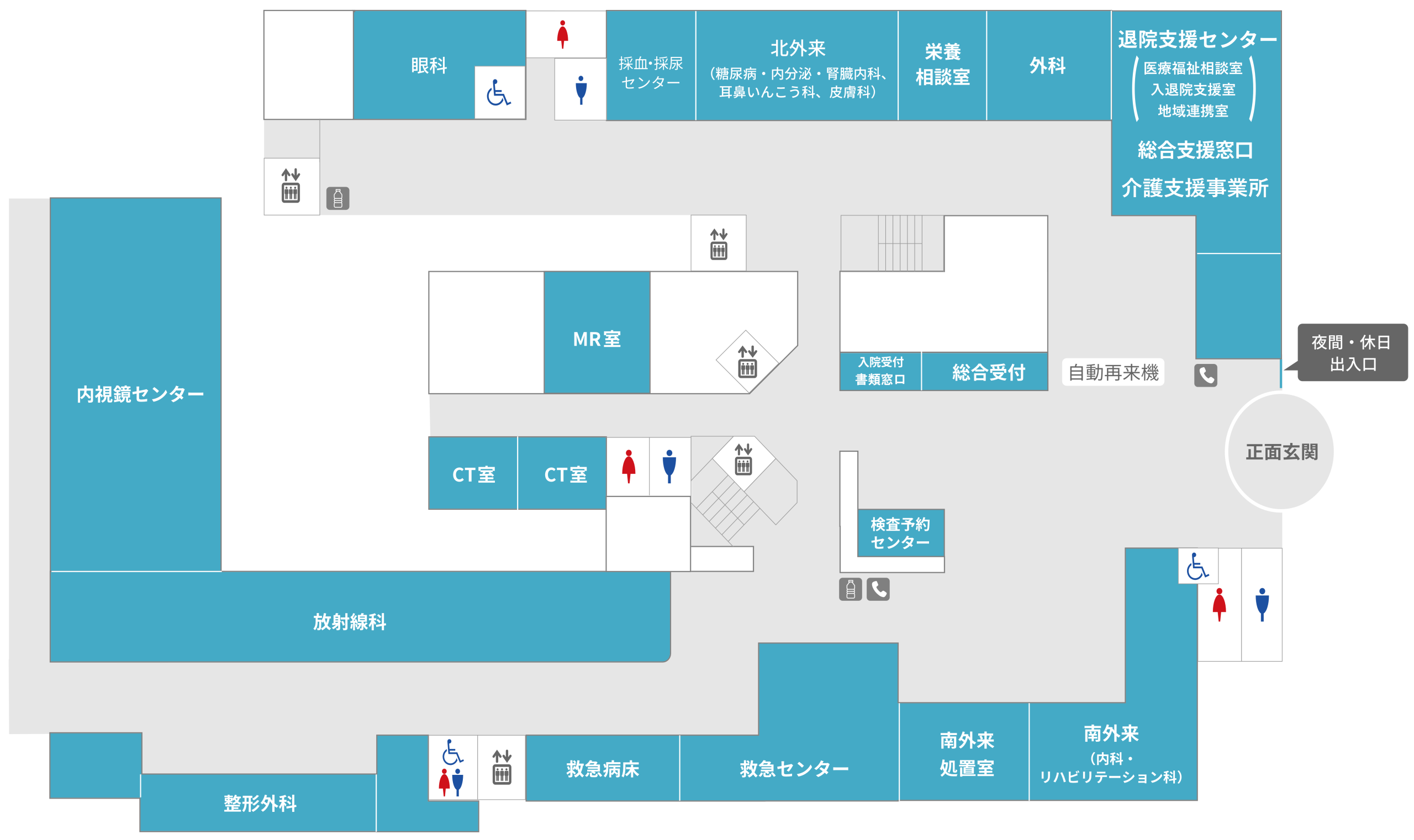 1F:フロアマップ